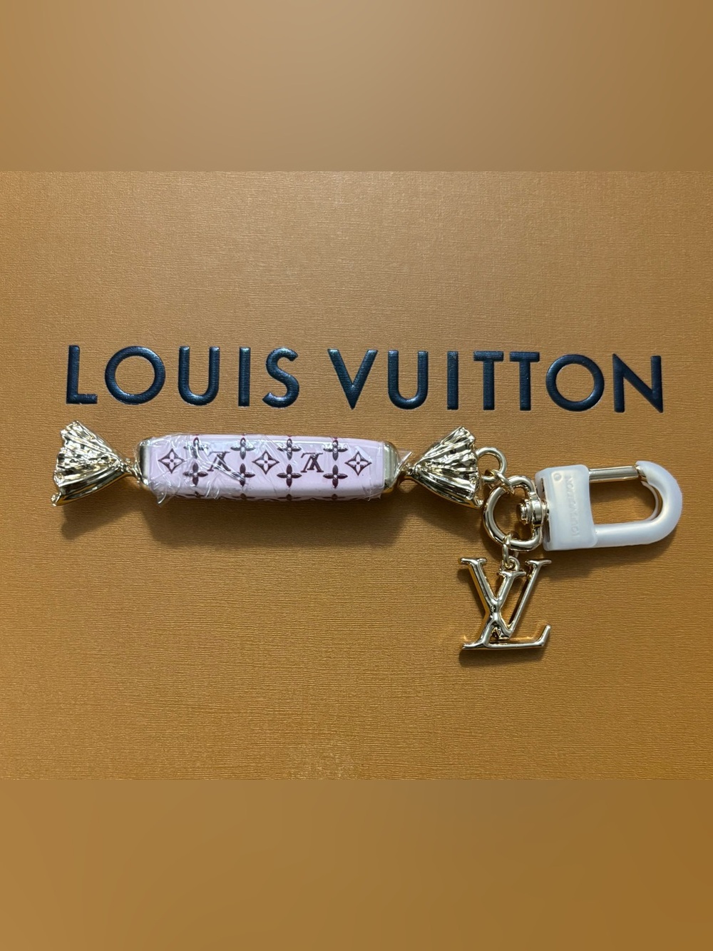 LV Candy Wrapper Charm/Keychain